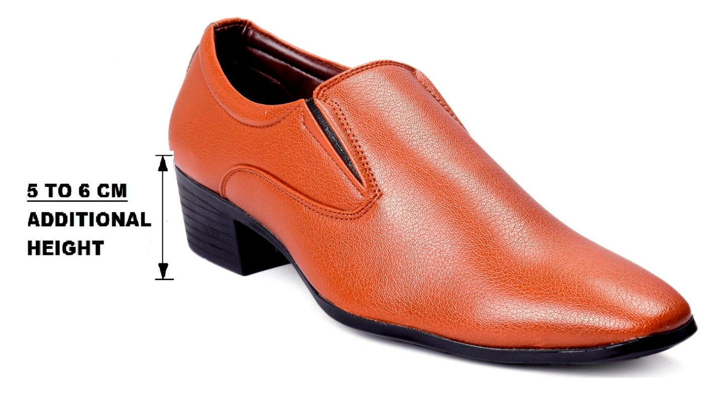 BXXY Men's Formal and Casual Wear Height Increasing Slip-On Stylish and Latest Shoes