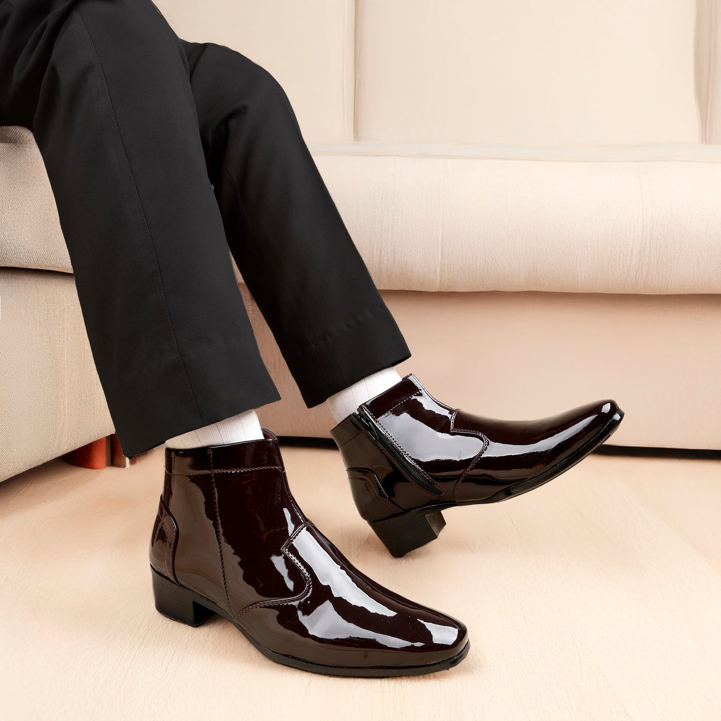 Men's Formal Elevator Boots. Discreetly adding 5-6 cm (2Inches) to height
