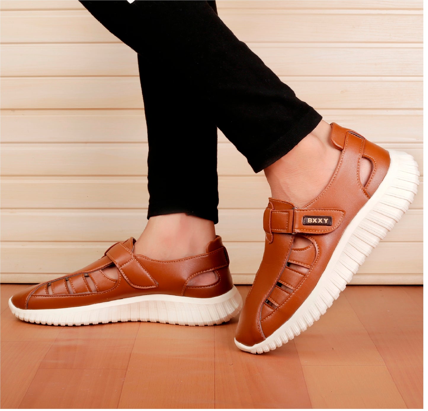 Men/s Latest PU Upper Casual Roman Sandals