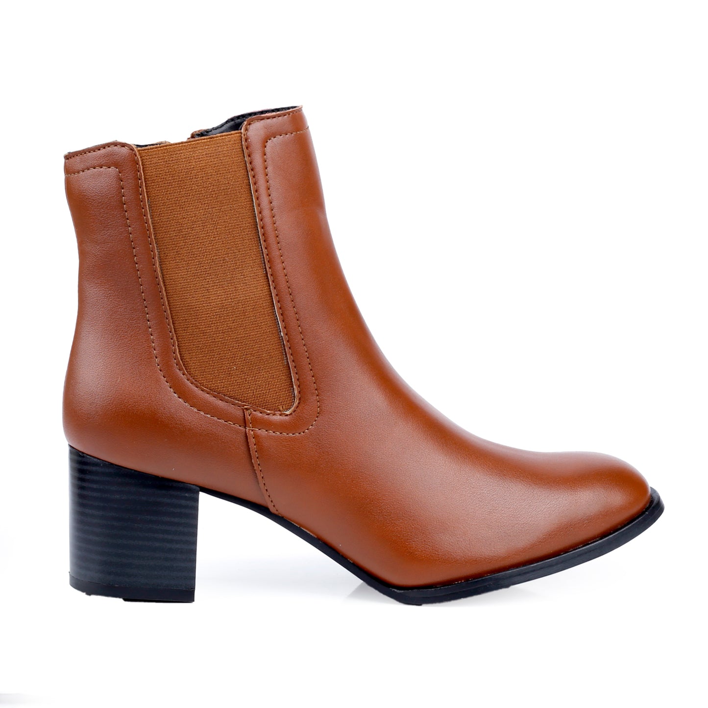 Women Zipper Boots with Heels