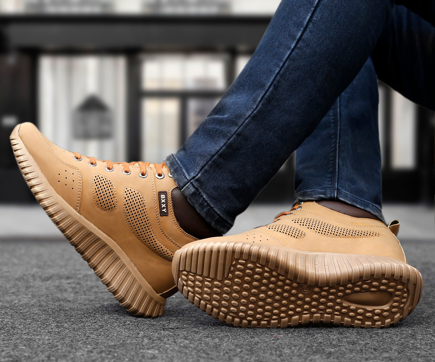 Bxxy's 3 Inch Hidden Height Increasing All Purpose Elevator Sports Elevator Casual Shoes for Men