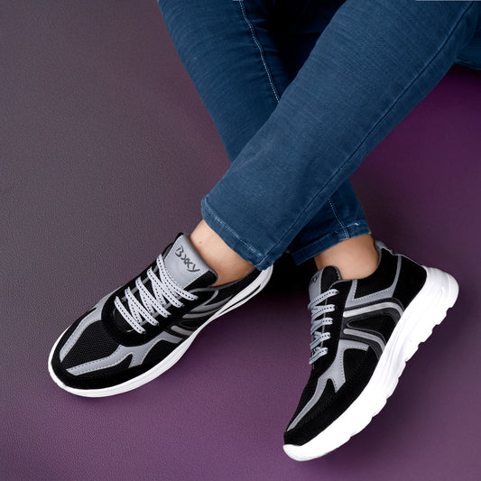 Men’s Cushioned Sports Sneakers for Outdoor & Indoor Use