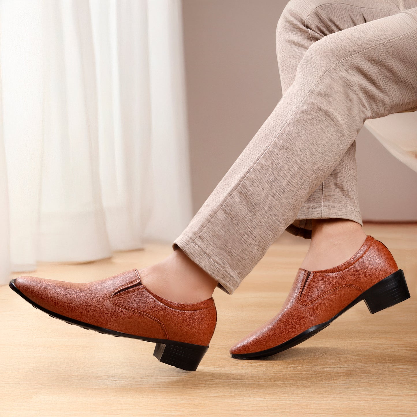 Bxxy's Height Increasing Elevator Slip-on Formal Shoes for Men (Copy)