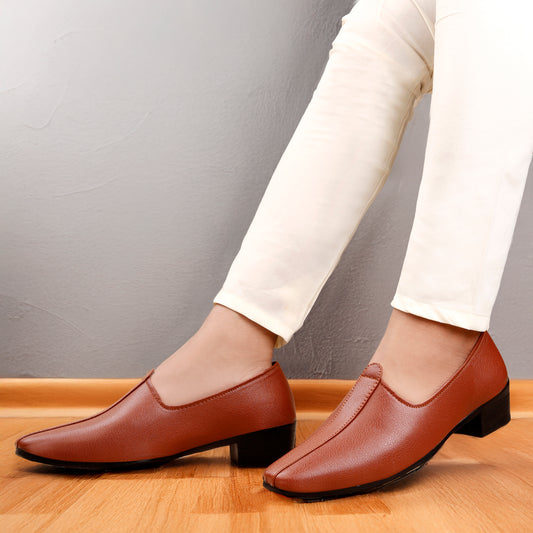 BXXY 2 Inch Height Increasing Men's Traditional Casual Punjabi Jutti