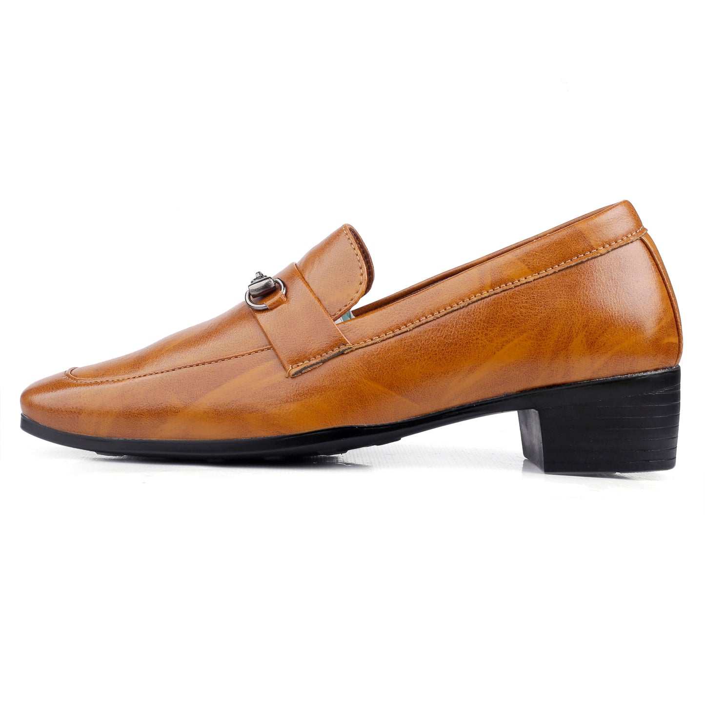 BXXY Men's Height Increasing Casual, Loafer And Moccasins, Buckle Shoes
