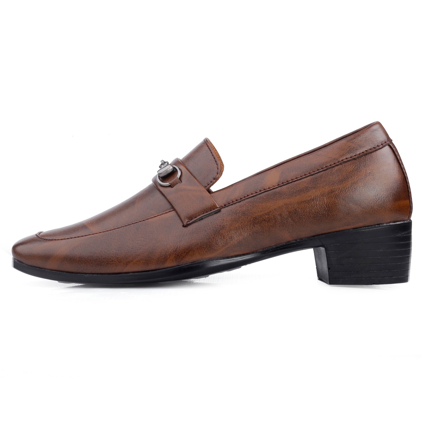 BXXY Men's Height Increasing Casual, Loafer And Moccasins, Buckle Shoes
