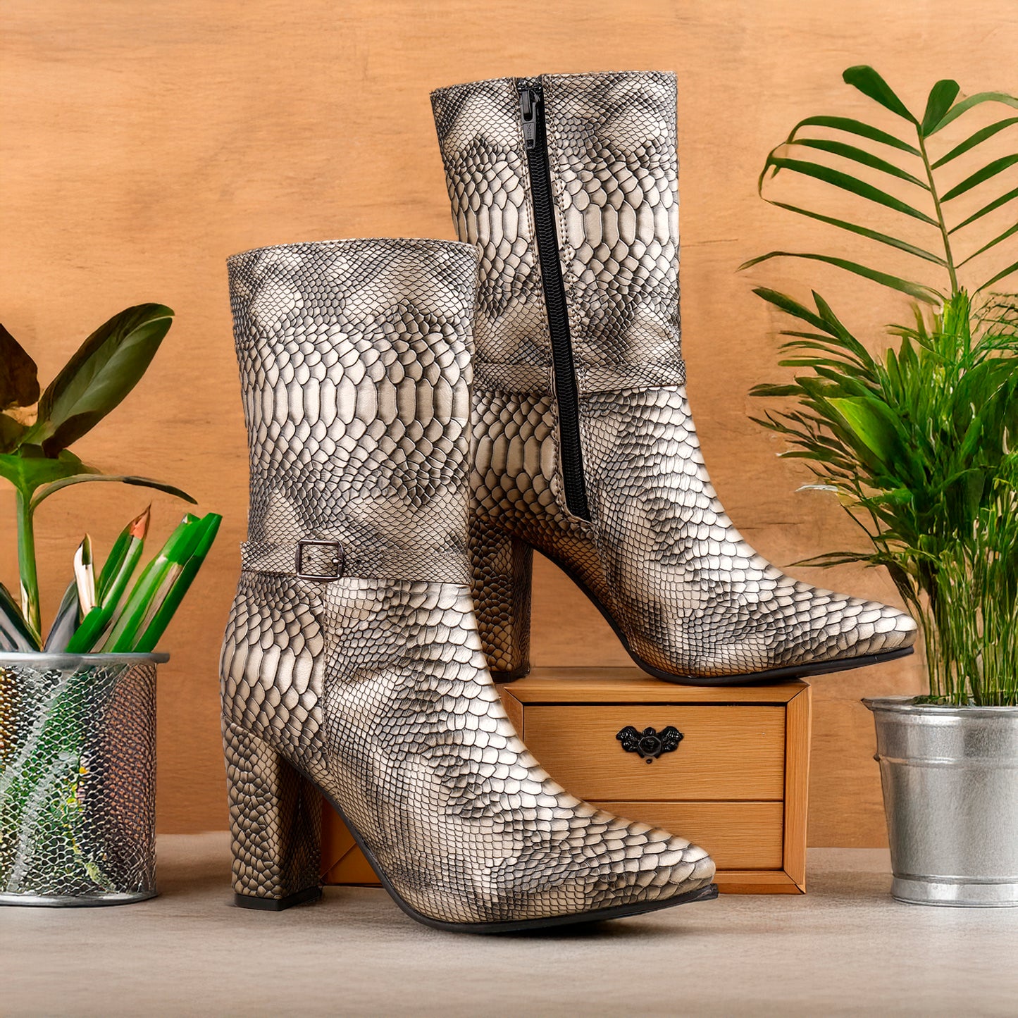 Women's Classic Ankle Length Boots – Stylish, Comfortable, and Versatile