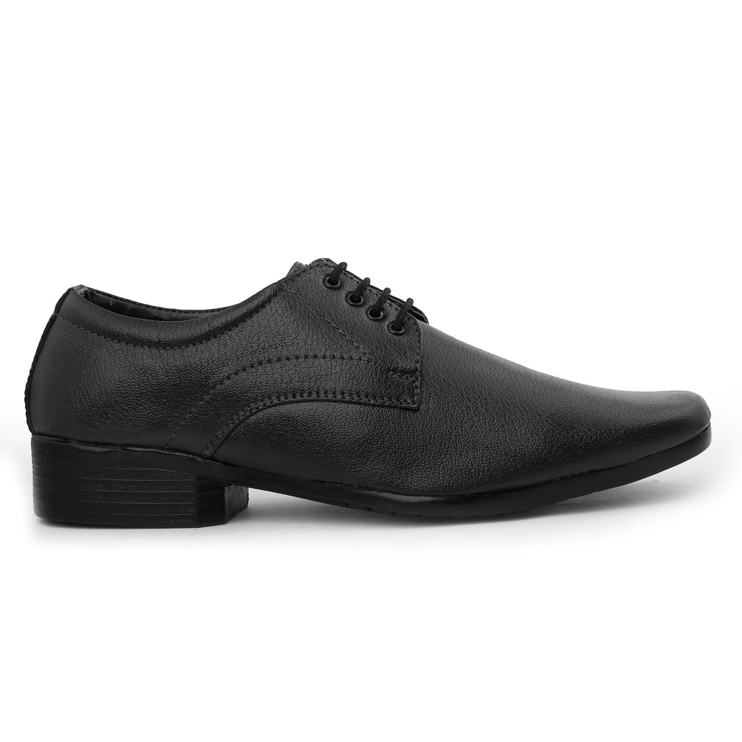 Men/s Formal Derby Faux Upper Office Wear Lace Up Black Shoes