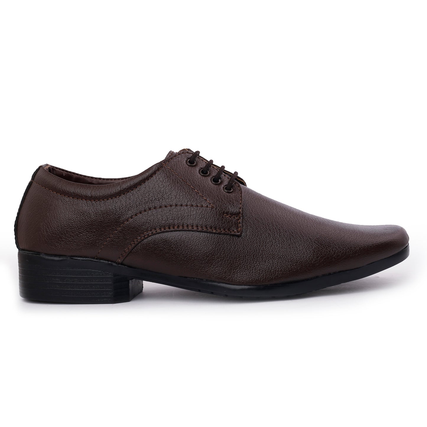 Men/s Formal Derby Faux Upper Office Wear Lace Up Black Shoes