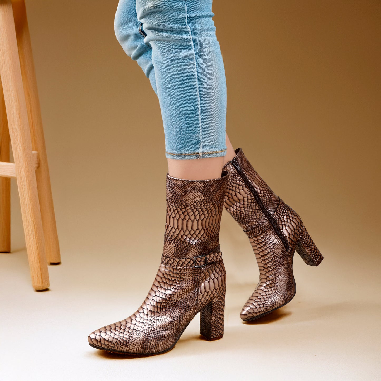 Women's Classic Ankle Length Boots – Stylish, Comfortable, and Versatile