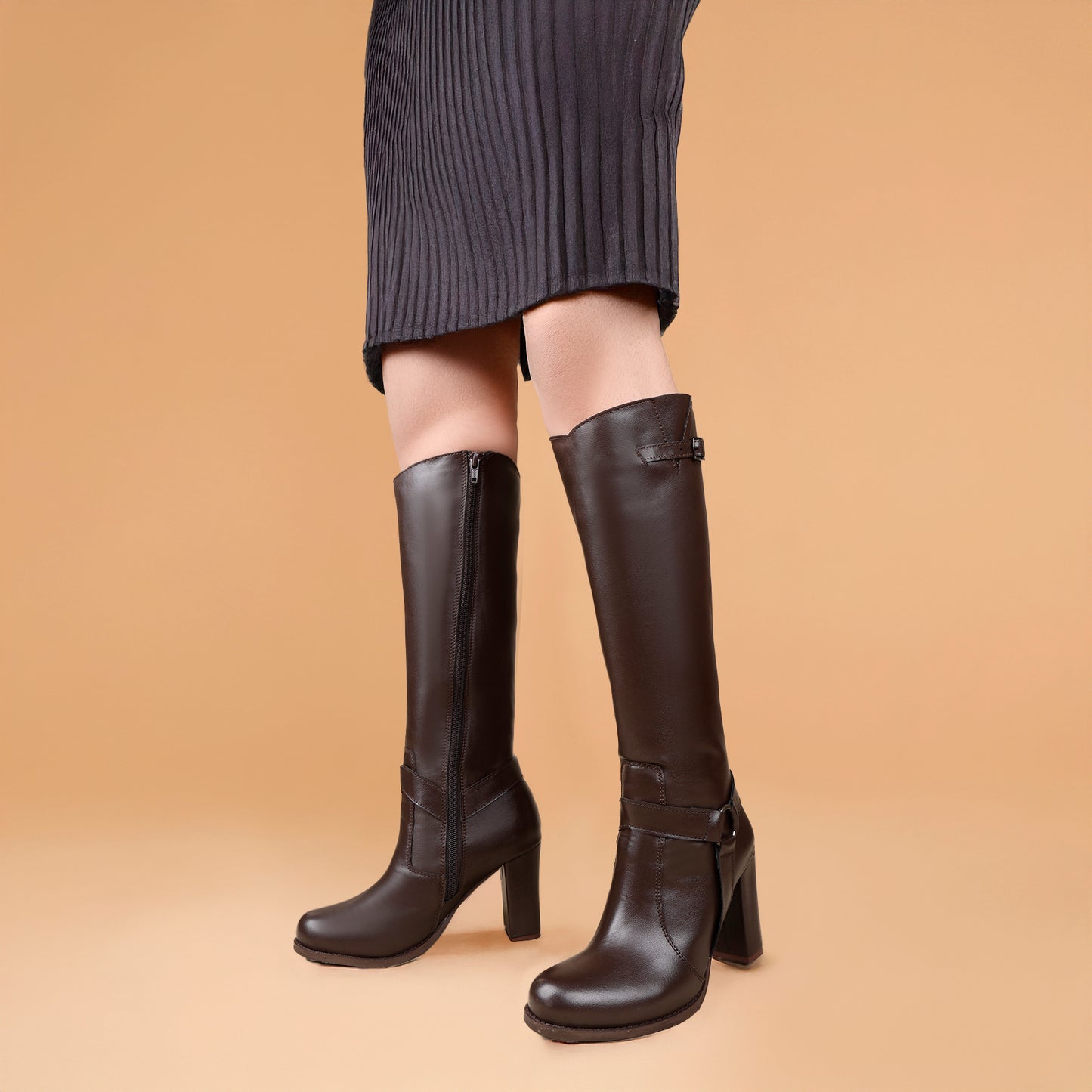 Women's Classic Knee-High Boots – Stylish & Comfortable Long Boots for All-Day Wear