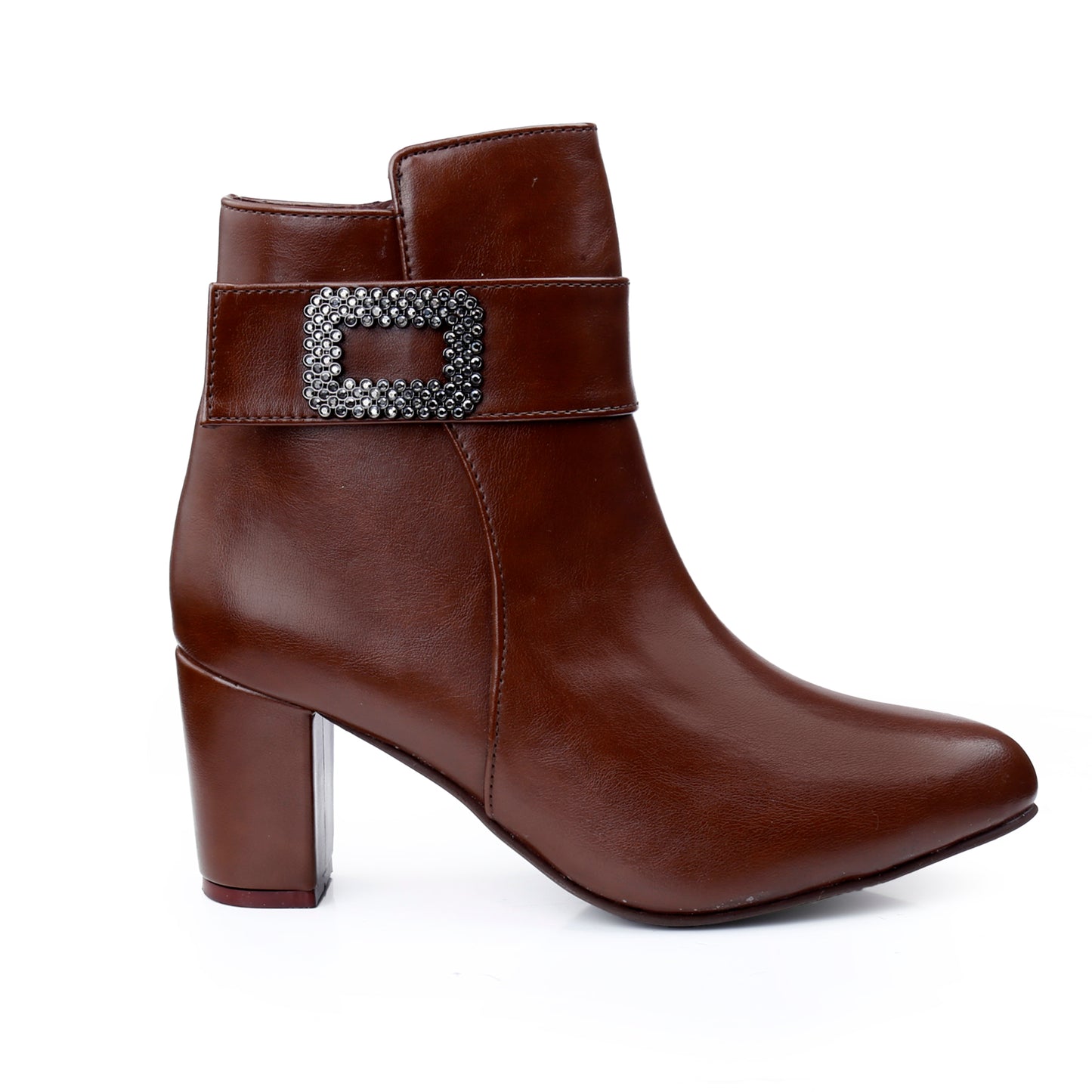 Women Heel Buckle Boots