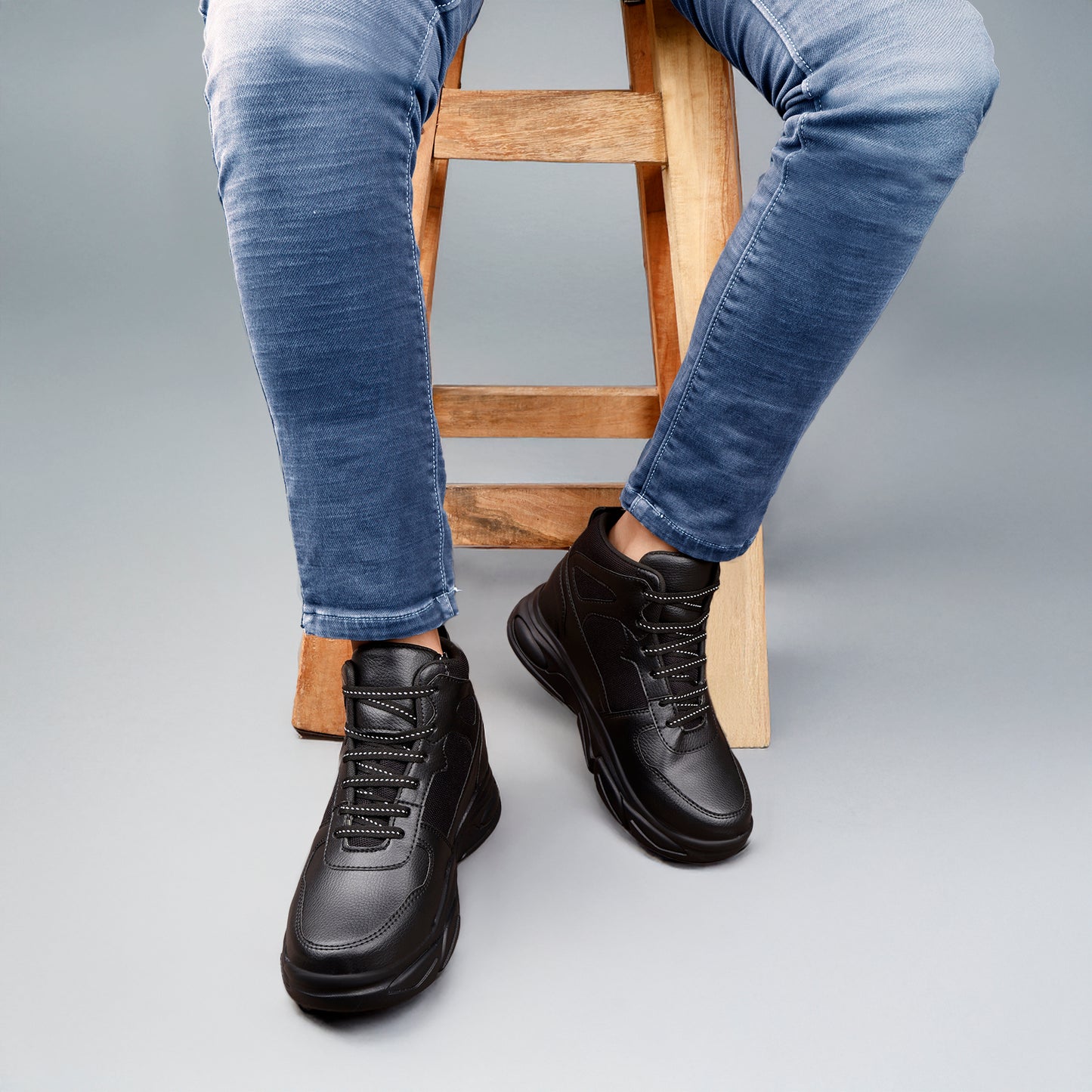 Men’s Hidden Height Shoes, 3 Inch Elevator Sneakers for Everyday Confidence