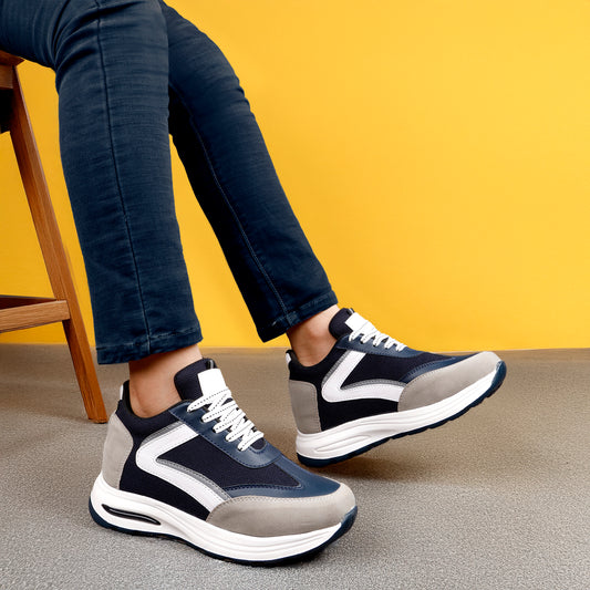 9cm Elevator Sports Shoes for Men – Boost Your Height Invisibly