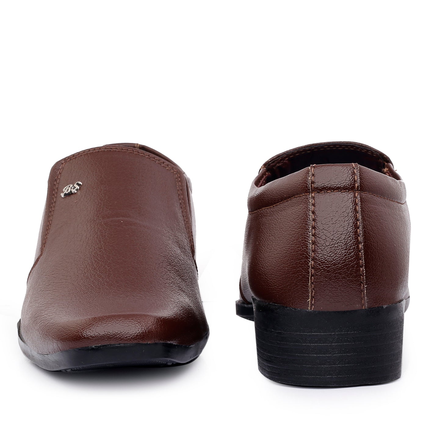 Men/s Office Wear Faux Upper Formal Slip-On Shoes