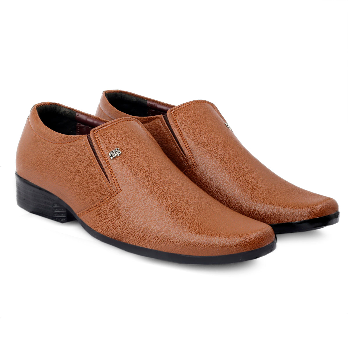 Men/s Office Wear Faux Upper Formal Slip-On Shoes