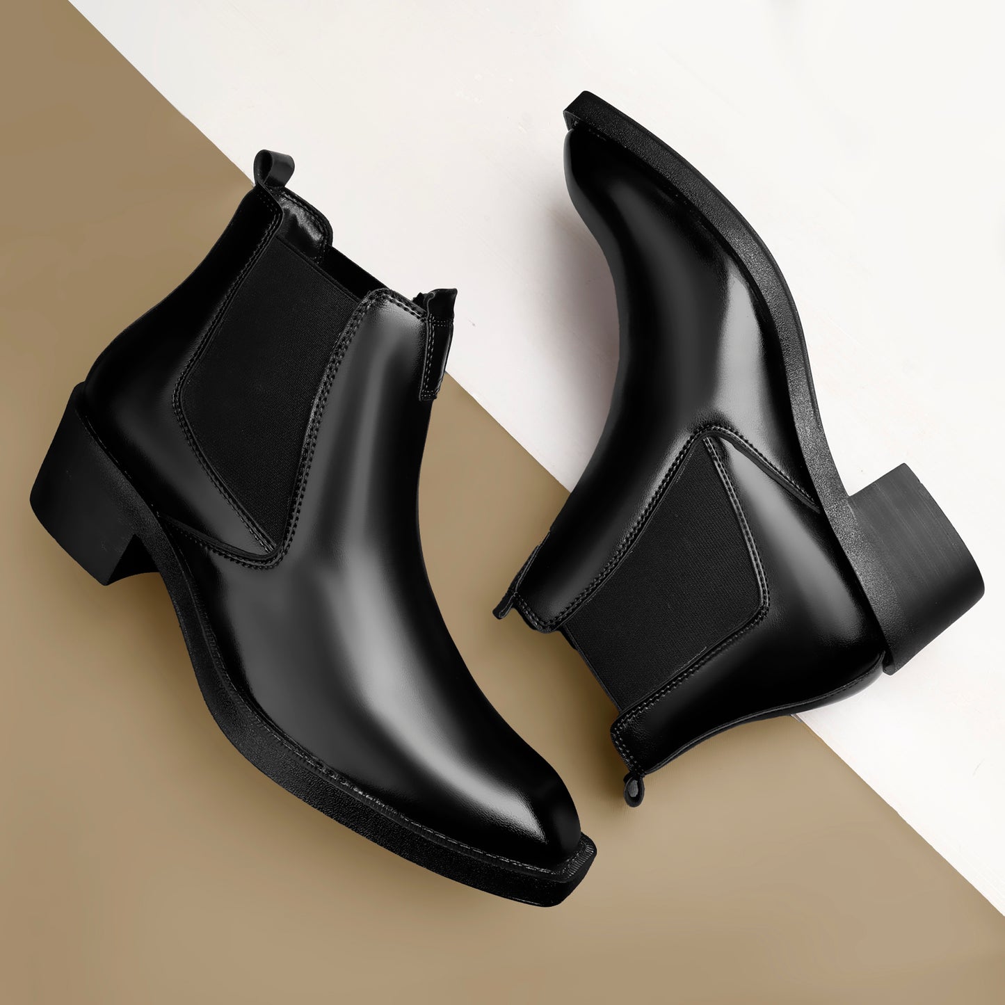 Men's 2 Inches Stylish Height Lifting Boots