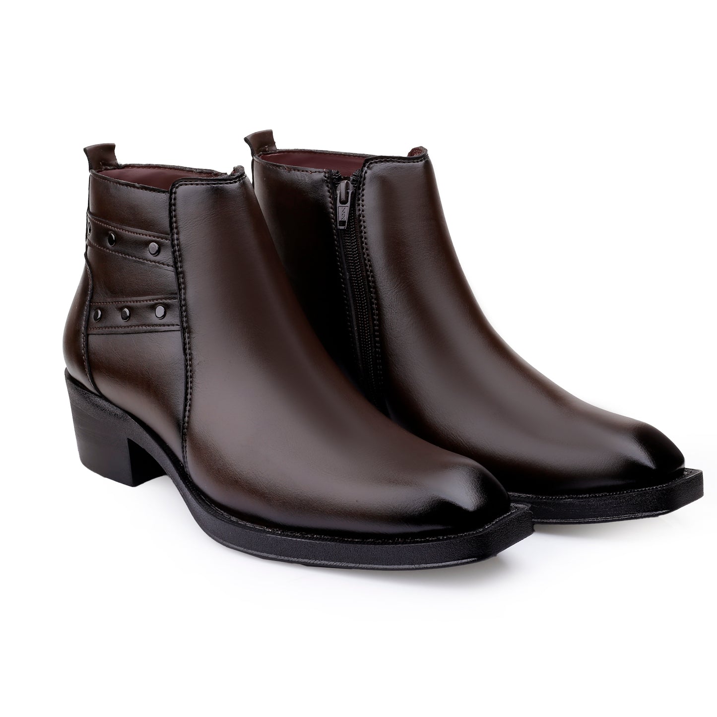 Men’s Boots with Hidden 2-Inch Heel Lift – Walk Taller Instantly