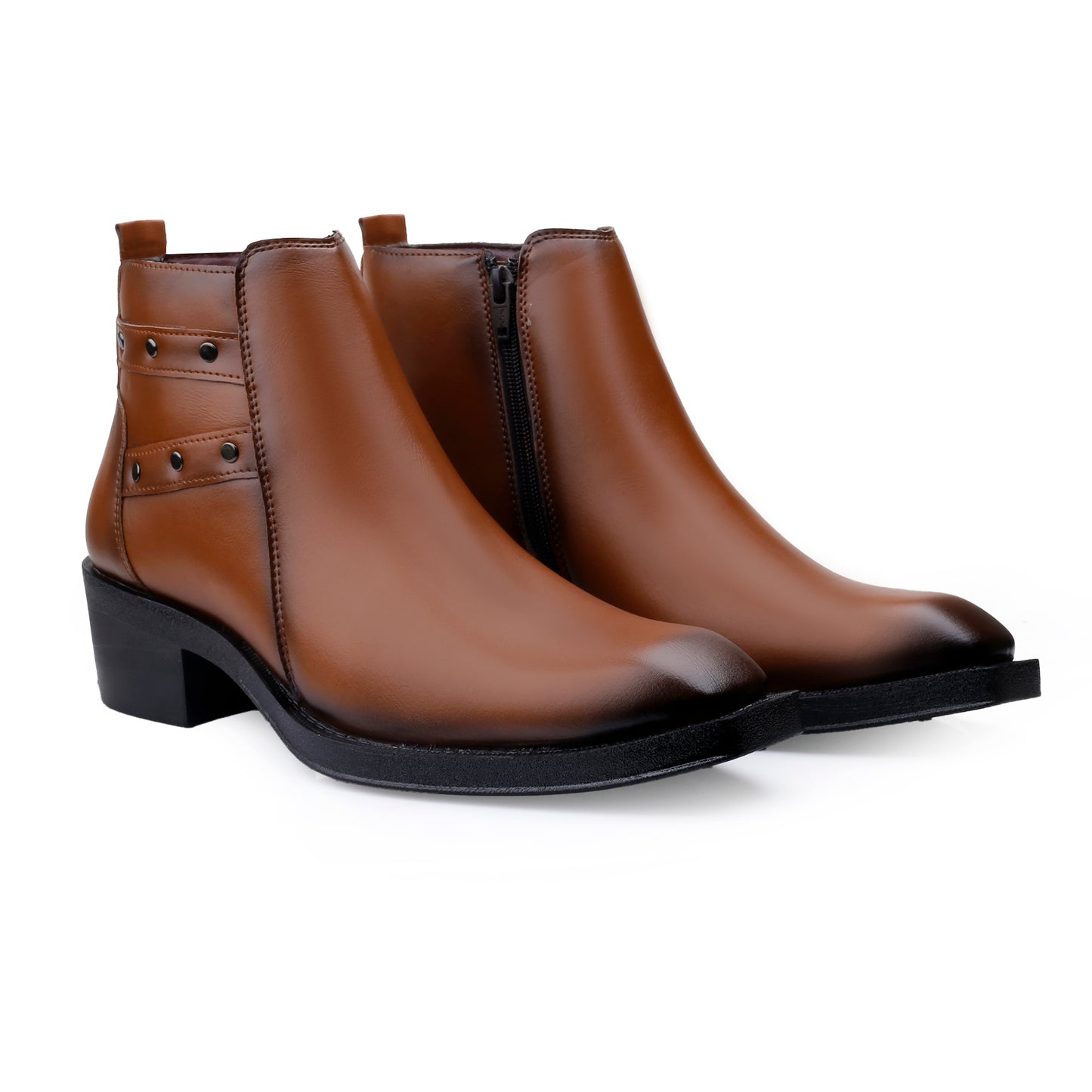 Men’s Boots with Hidden 2-Inch Heel Lift – Walk Taller Instantly