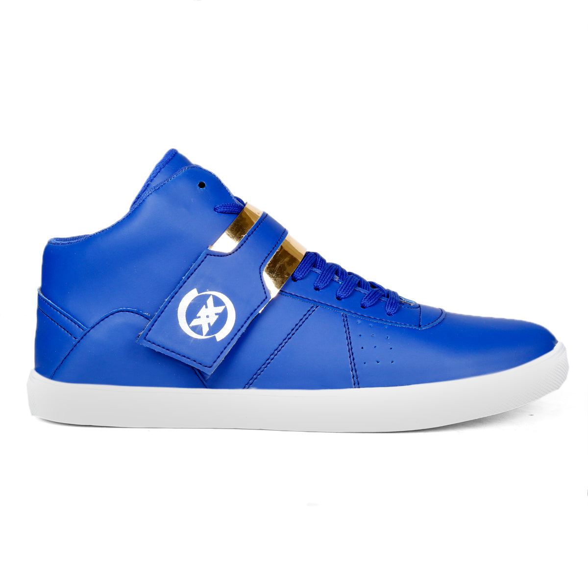 Men/s Faux Leather Casual Sneakers With Lace And Strap Boots
