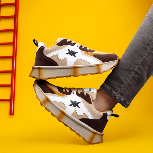 Bxxy's High-end Fashionable Sole Lace up Designer Casual Shoes for Men