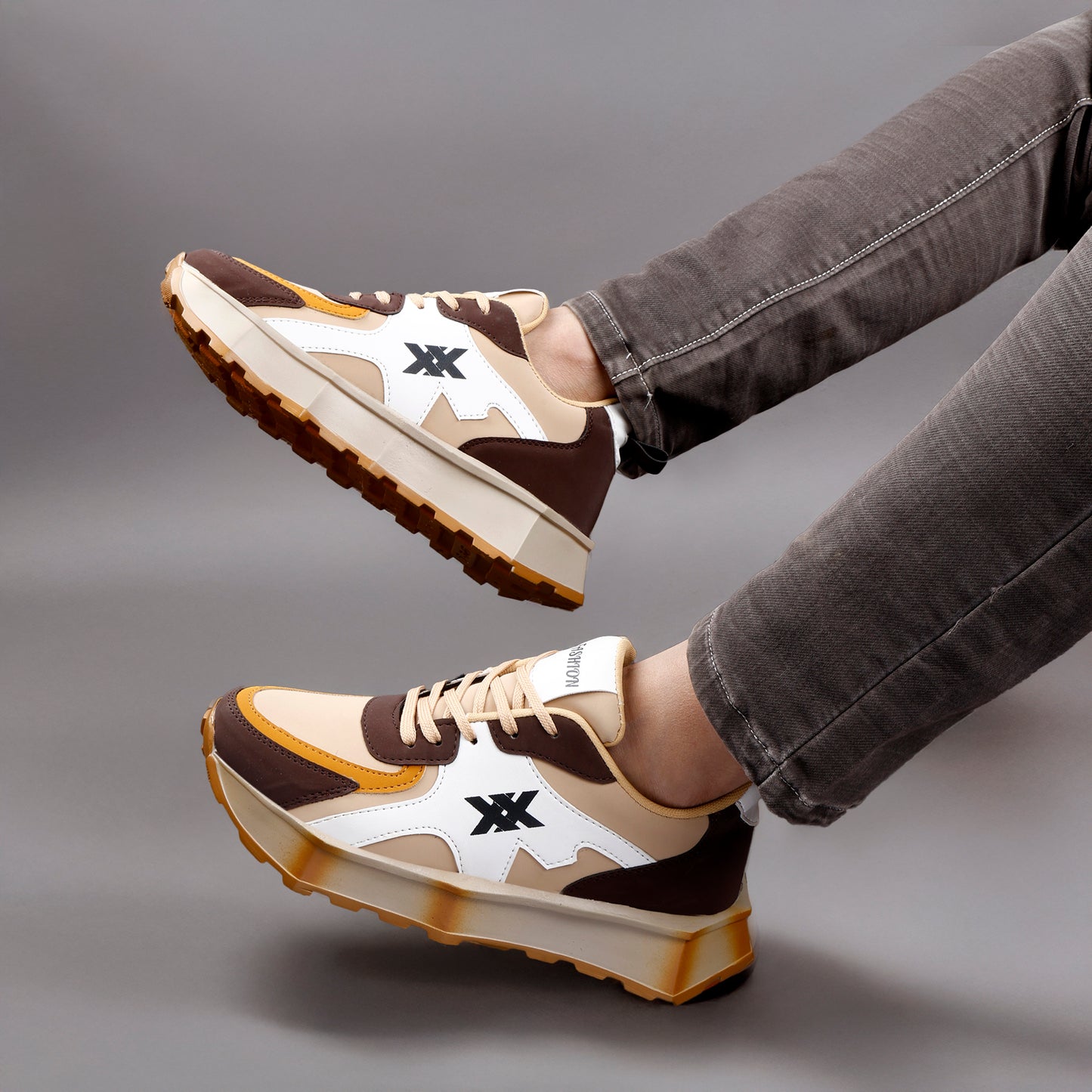 Bxxy's High-end Fashionable Sole Lace up Designer Casual Shoes for Men
