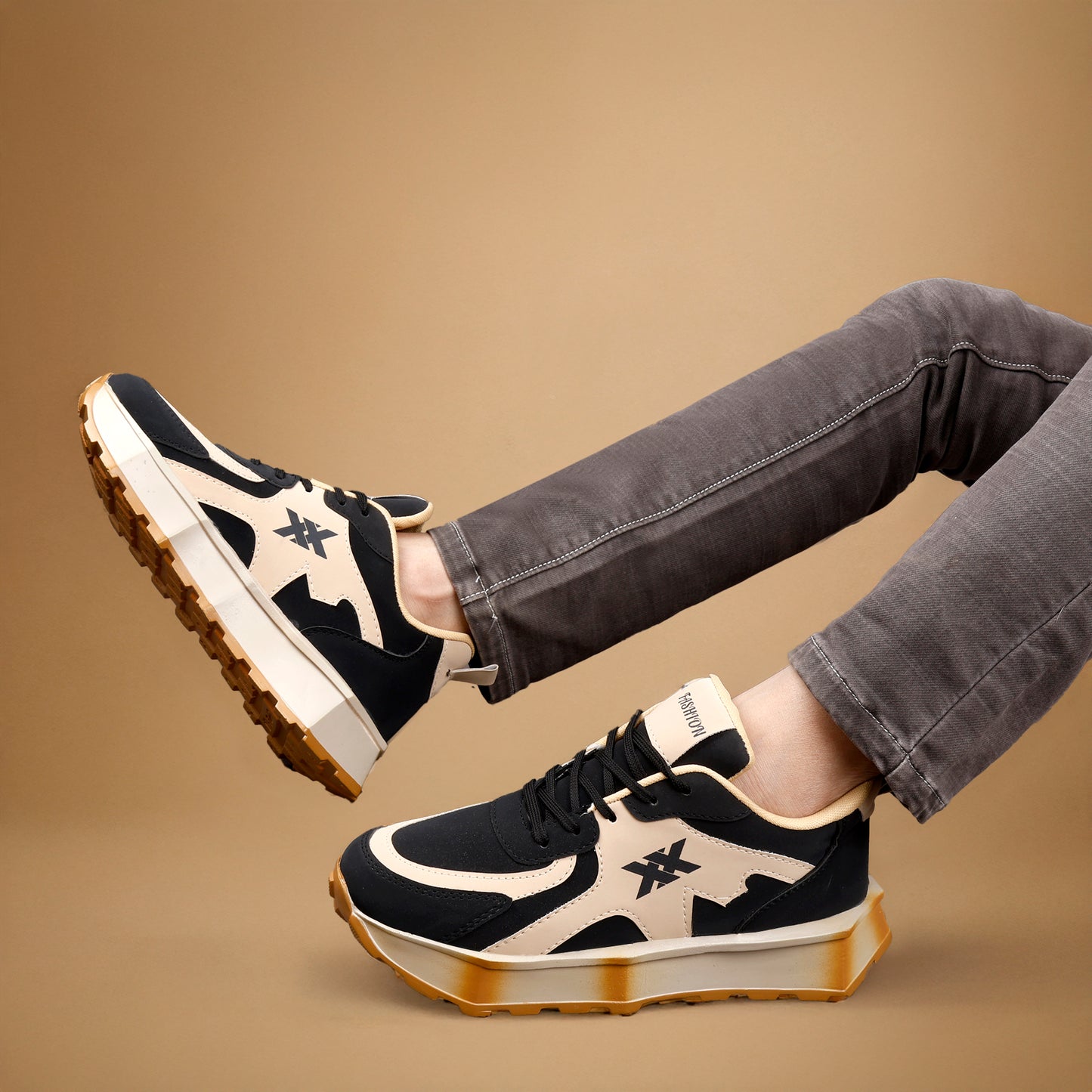Bxxy's High-end Fashionable Sole Lace up Designer Casual Shoes for Men