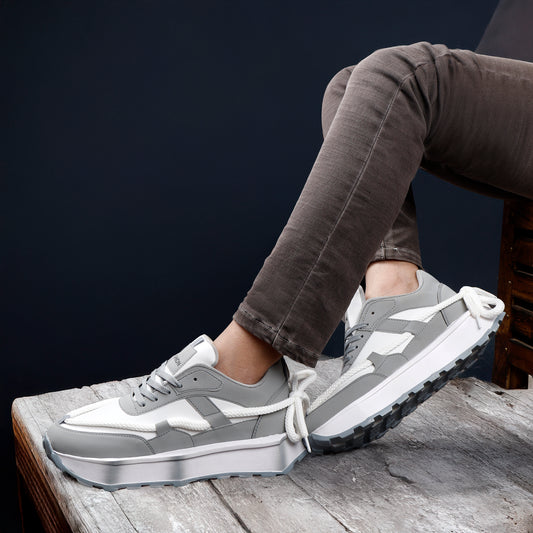 Bxxy's High-end Fashionable Sole Lace up Designer Casual Shoes for Men