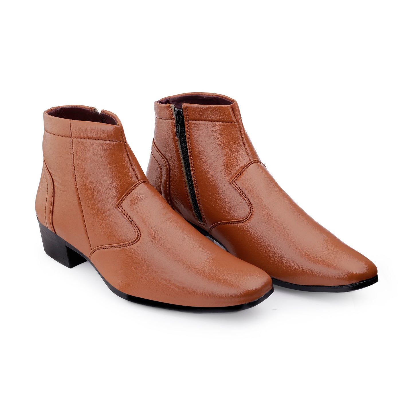 Bxxy Height Increasing Formal Ankle Zipper Boots