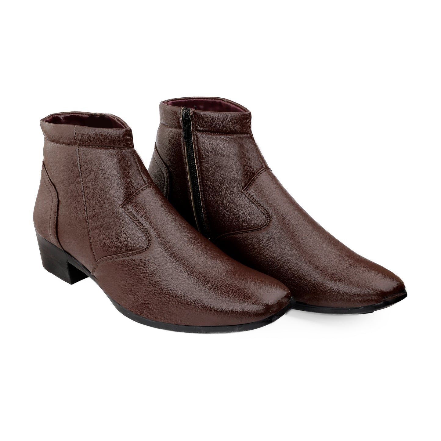 Bxxy Height Increasing Formal Ankle Zipper Boots