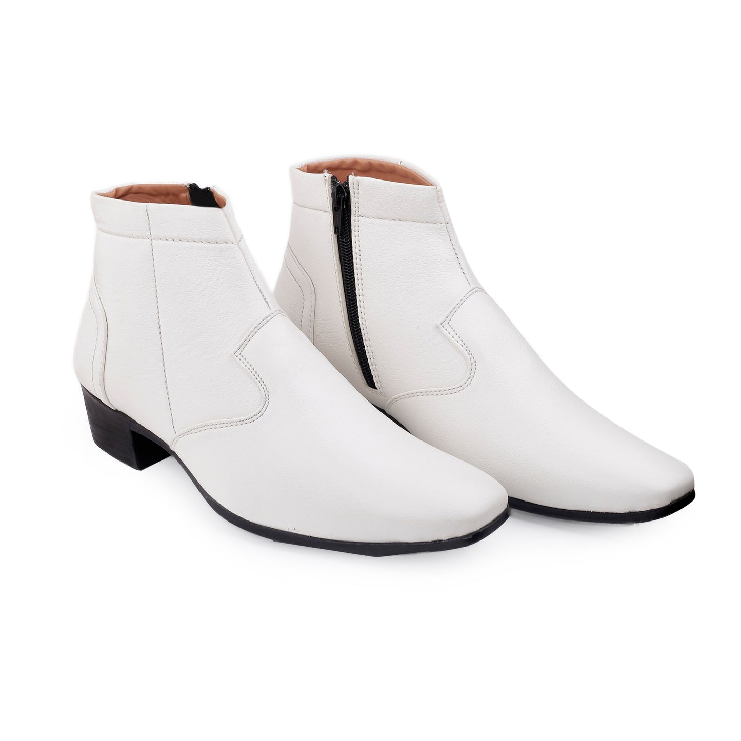 Bxxy Height Increasing Formal Ankle Zipper Boots