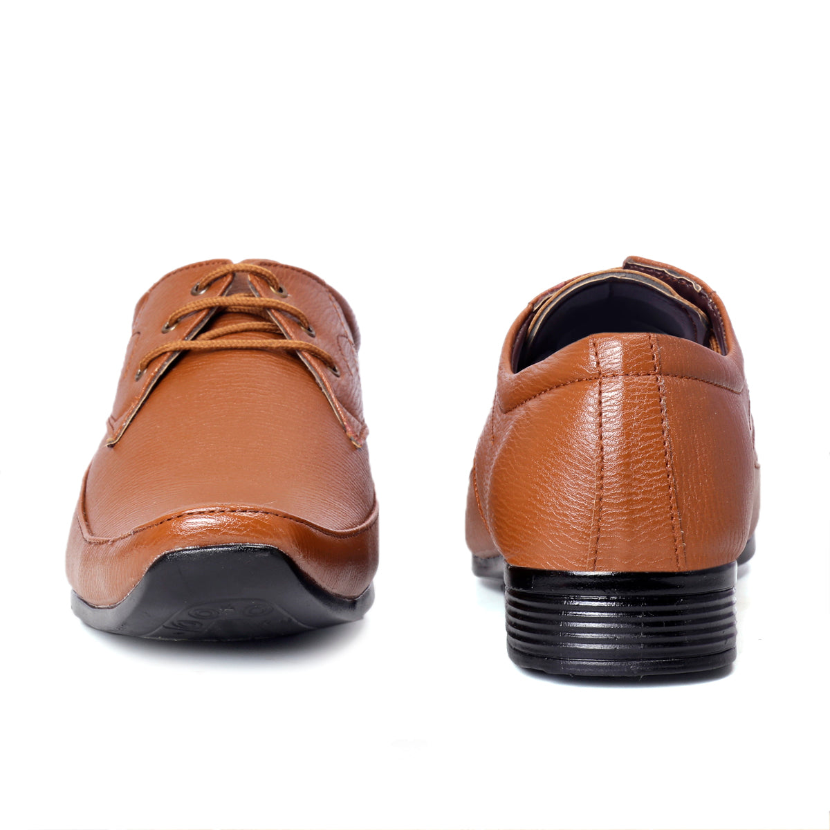 Men/s Derby Faux Upper Office And Formal Wear Lace Up Black Shoes