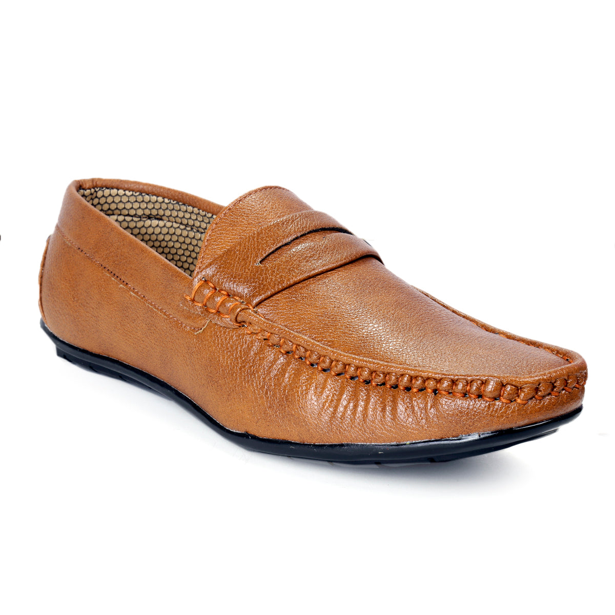 BXXY Men/s Casual Stylish Faux Upper Colour Loafers