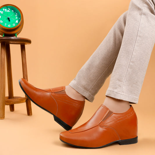 Men's 9 cm (3.5 Inch) Hidden Height Increasing Premium Range Slip-ons