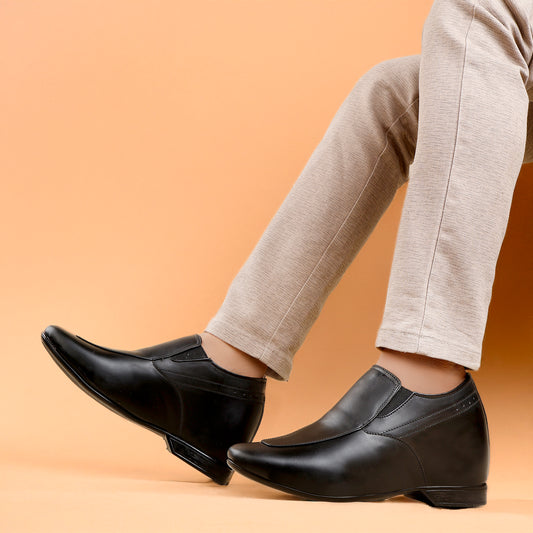 Men's 9 cm (3.5 Inch) Hidden Height Increasing Premium Range Slip-ons