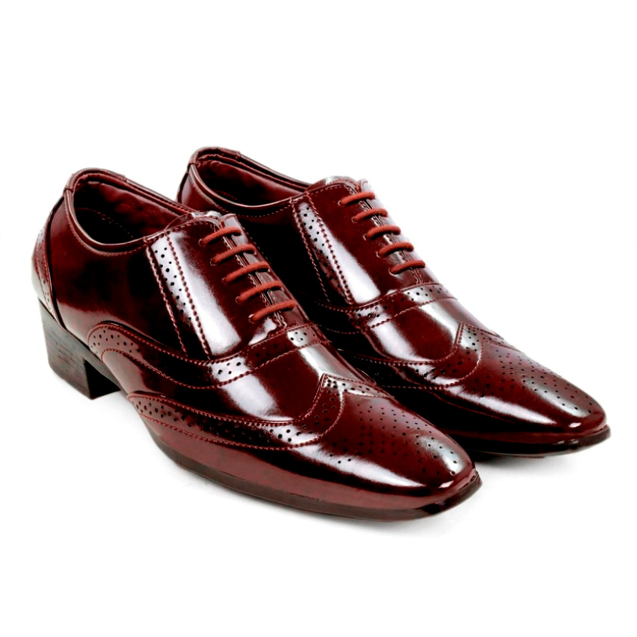BXXY Height Increasing Formal And Office Wear Brogue Shoes For Men