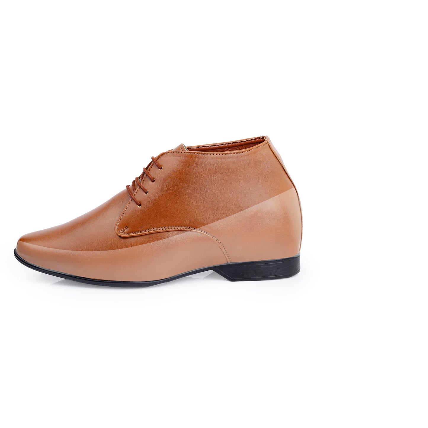 9 cm (3.5 Inch) Hidden Height Increasing Lace-Up Derby Shoes