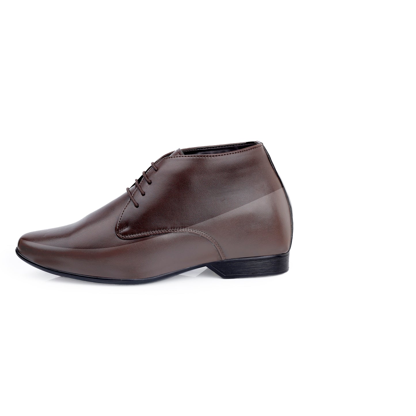 9 cm (3.5 Inch) Hidden Height Increasing Lace-Up Derby Shoes