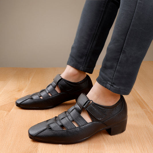 Bxxy Men's Height Increasing Formal Roman Sandals