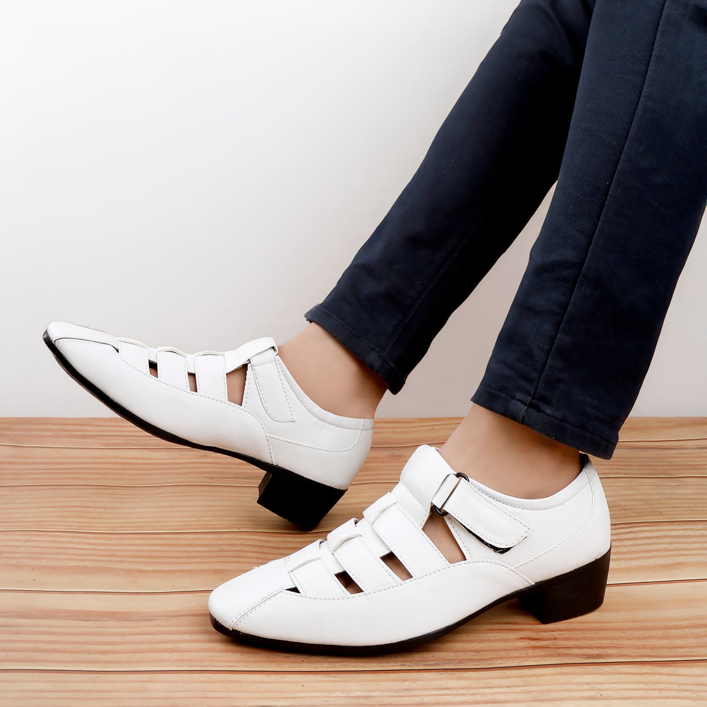 Bxxy Men's Height Increasing Formal Roman Sandals