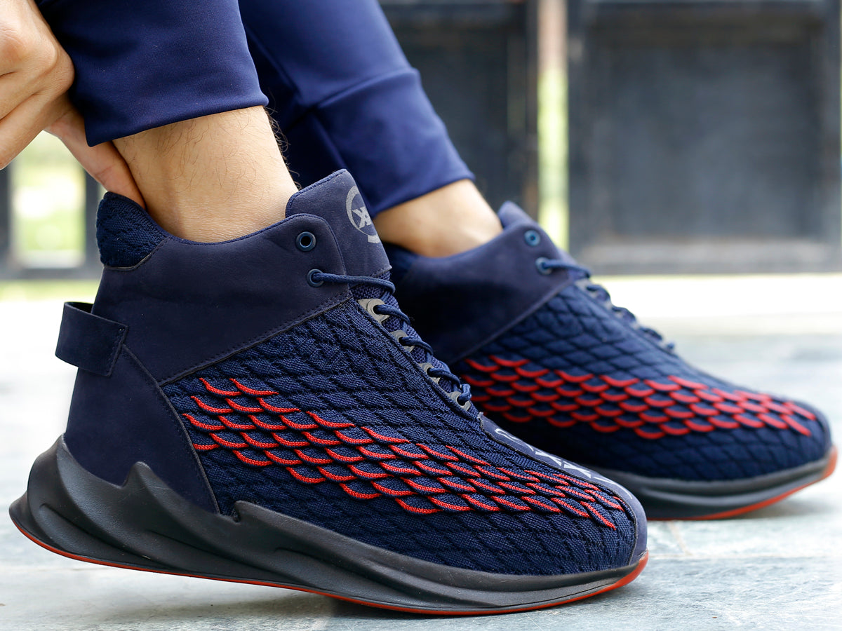 BXXY Men's 3 Inch Hidden Height Increasing/Height Elevator Stylish Casual Sports Running Shoes