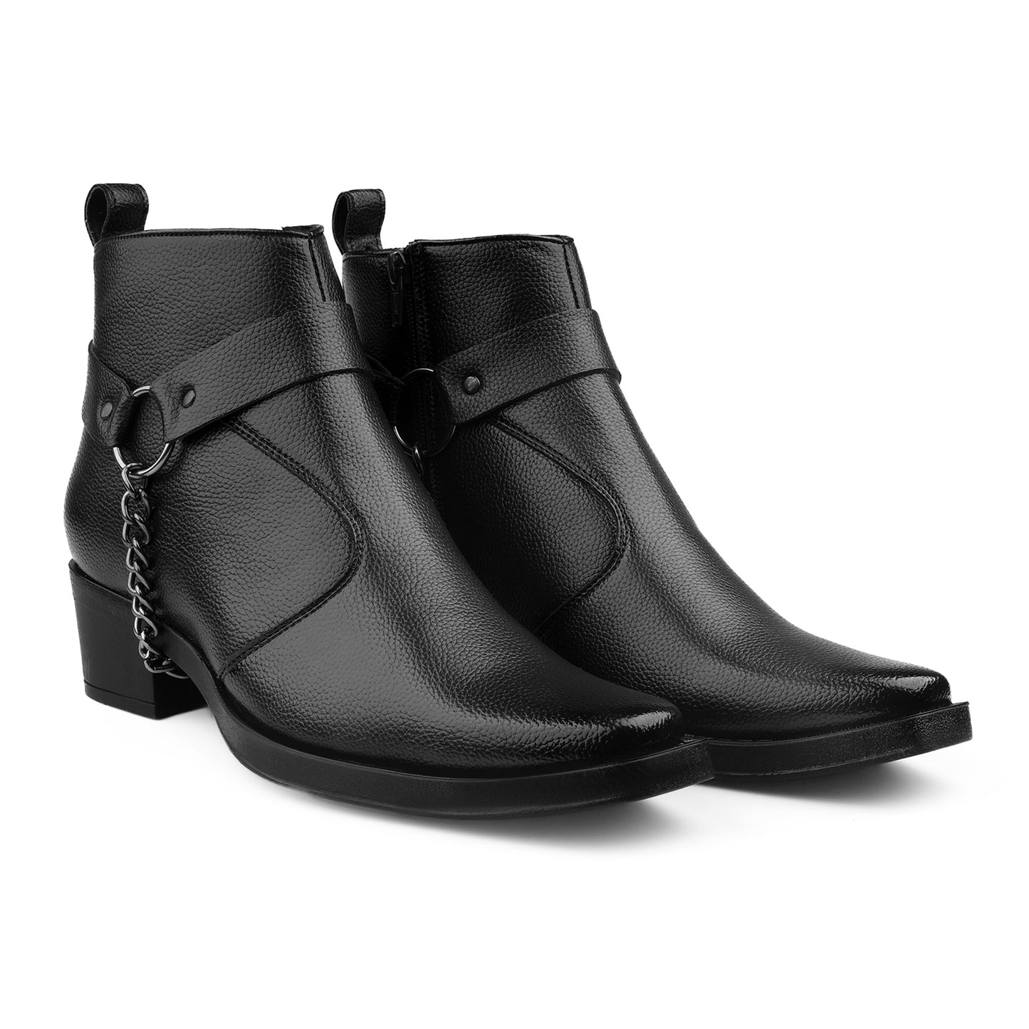 Stylish 2 Inches Heel Height Elevator Boots for Extra Confidence