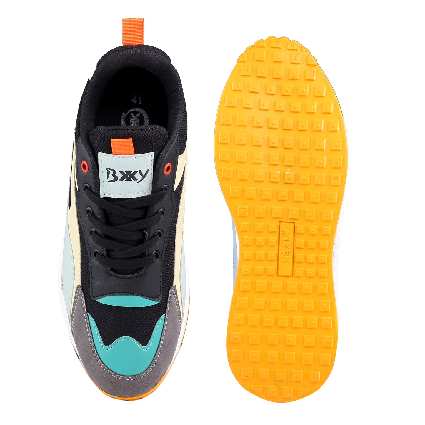 BXXY Men's 3 Inch Hidden Height Increasing Casual Sports Lace-Up Light Weight Shoes.