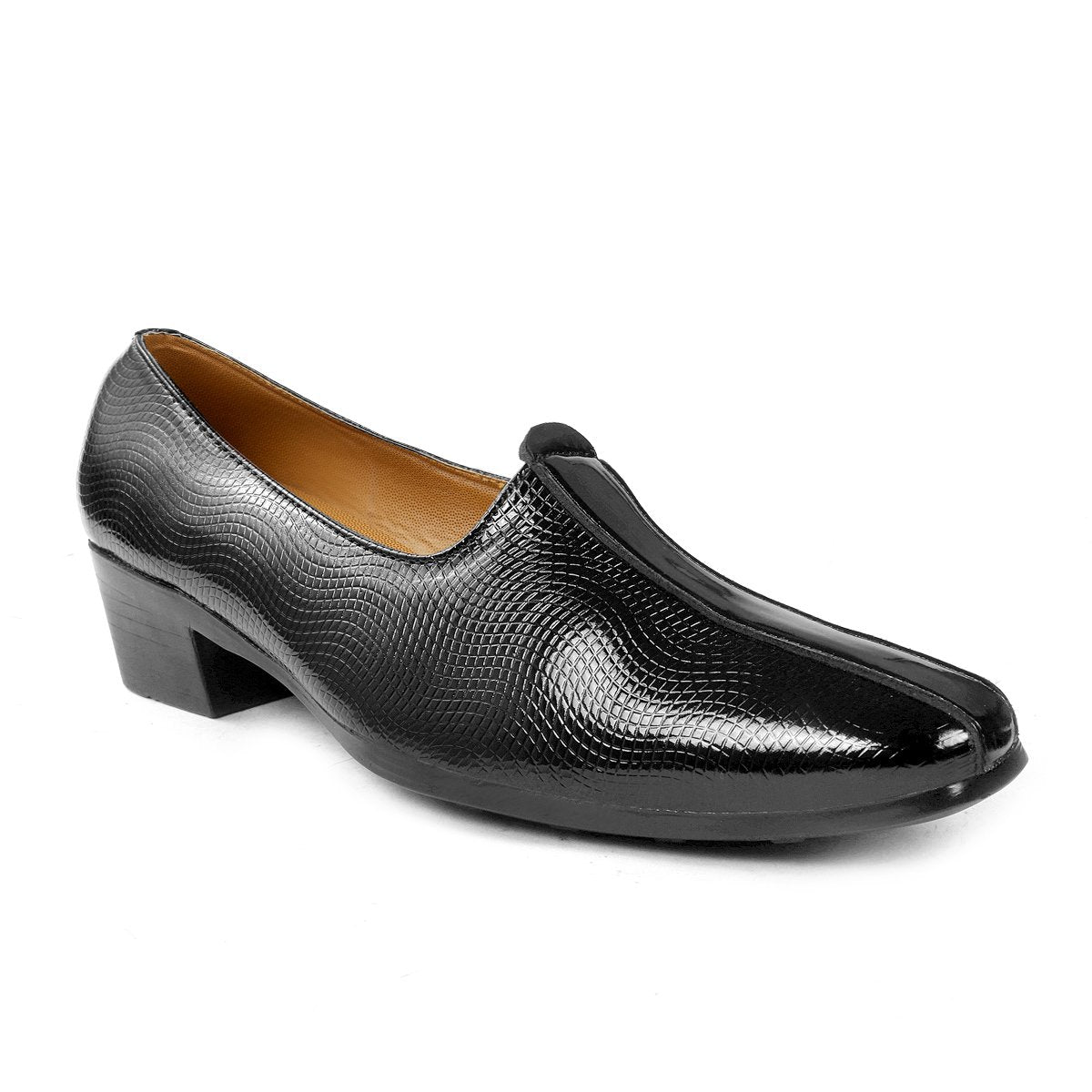 BXXY Men Height Increasing Patent Casual British Punjabi Jutti, Nagra and mojaries