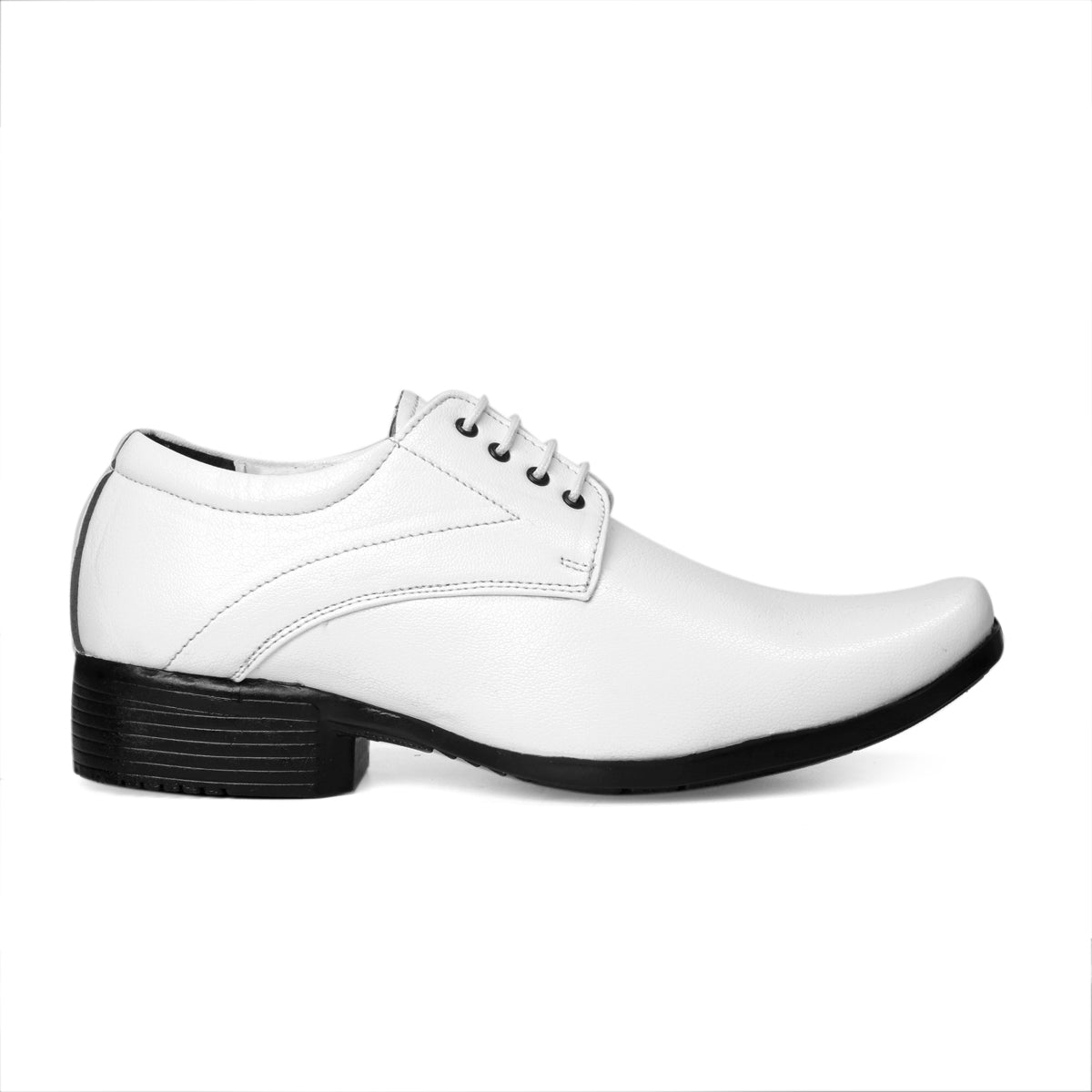 Men/s Formal Derby Faux Upper Office Wear Lace Up Black Shoes