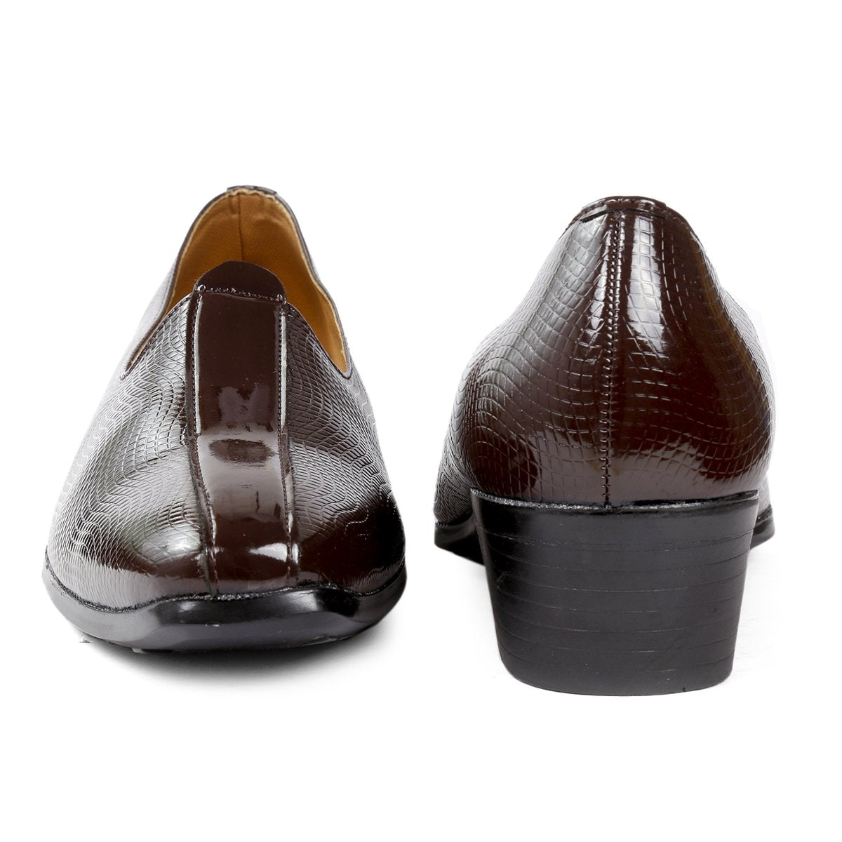 BXXY Men Height Increasing Patent Casual British Punjabi Jutti, Nagra and mojaries