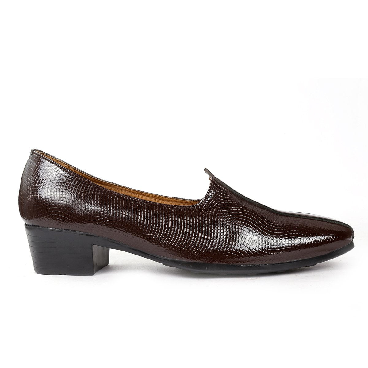 BXXY Men Height Increasing Patent Casual British Punjabi Jutti, Nagra and mojaries