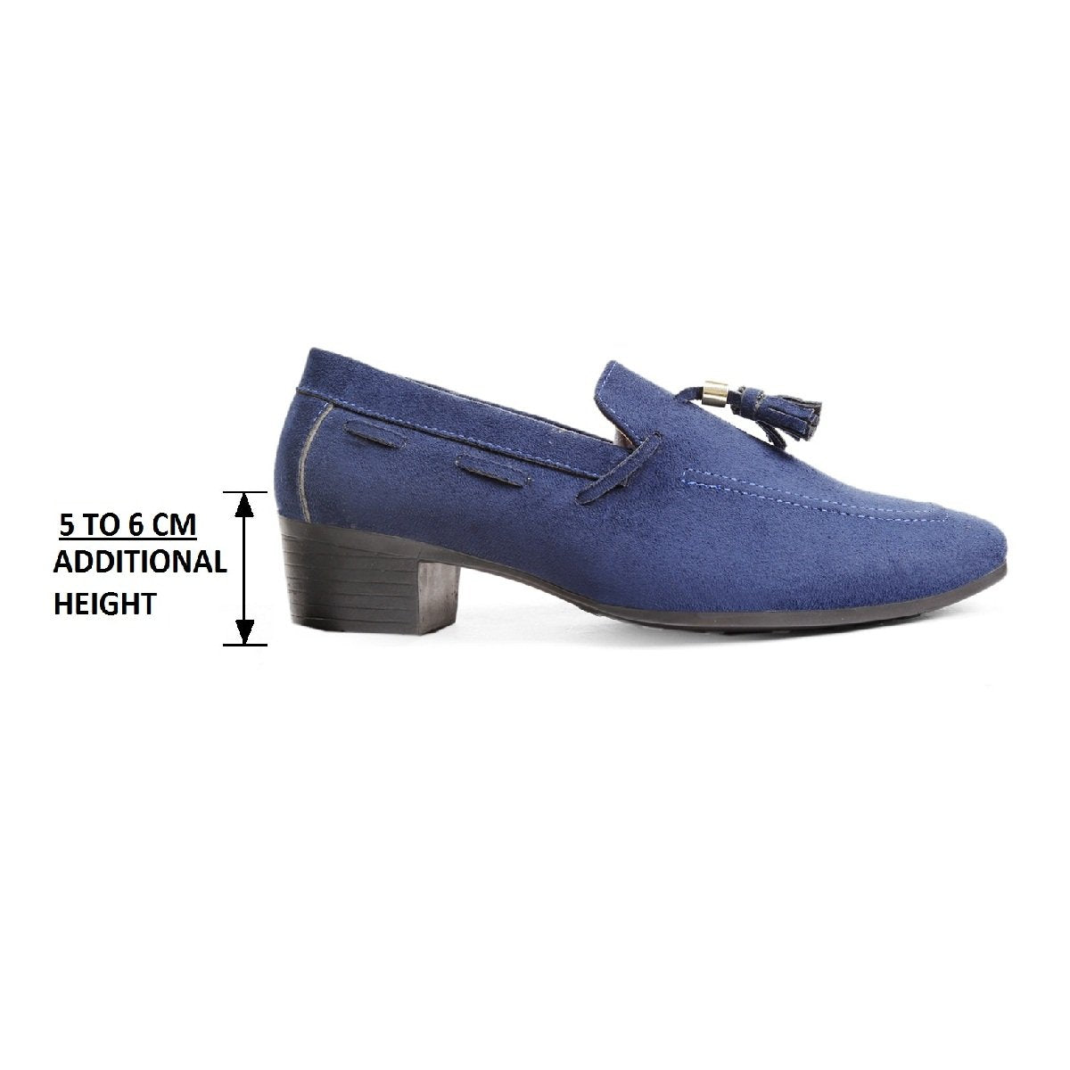 BXXY Mens Suede Height Increasing Casual Moccasins Shoes All Occasions