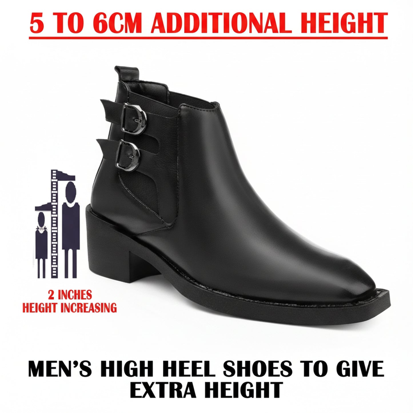 Men’s Boots Designed to Add 2 Inches Height