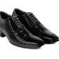 Men's Height Increasing Faux Leather Oxford Semi Brogue Formal Lace-Up Shoes